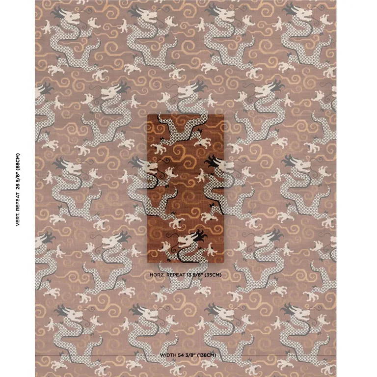 Schumacher 73977 Bixi Velvet Bronze fabric swatch