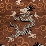 Schumacher 73977 Bixi Velvet Bronze fabric swatch