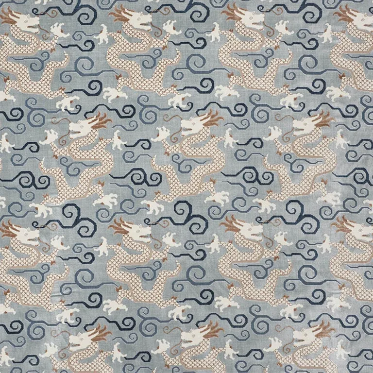 Schumacher 73973 Bixi Velvet Celestine fabric swatch
