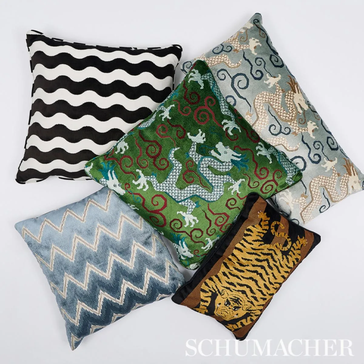 Schumacher 73971 Bixi Velvet Emerald fabric swatch