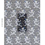 Schumacher 73976 Bixi Velvet Midnight Blue fabric swatch