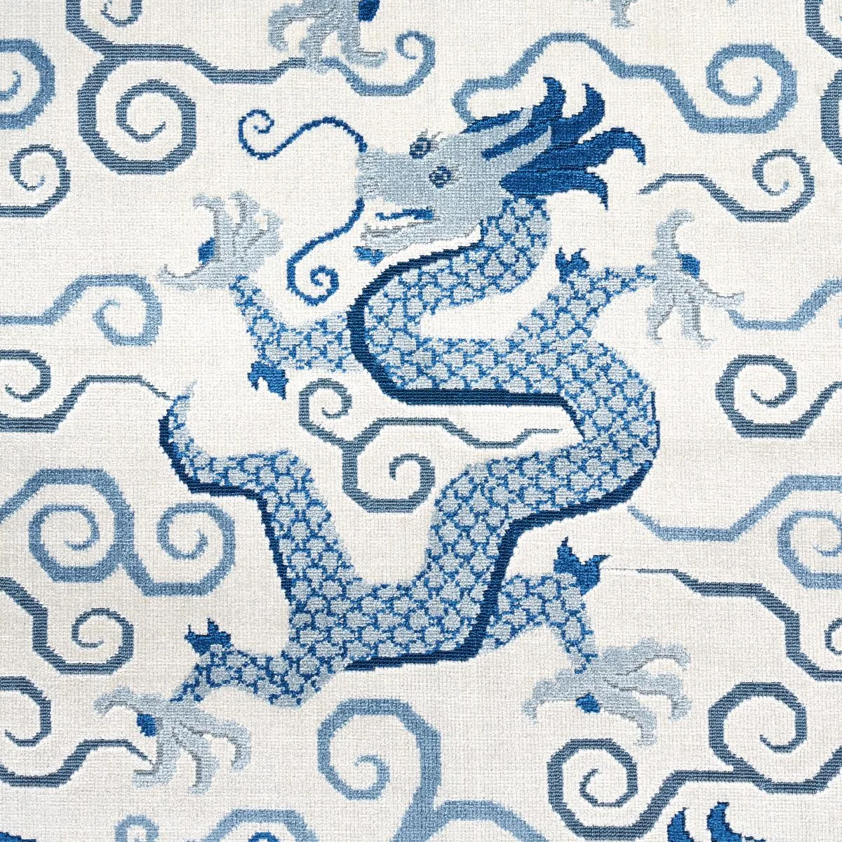 Schumacher 73975 Bixi Velvet Moonstone fabric swatch