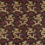 Schumacher 73974 Bixi Velvet Onyx fabric swatch