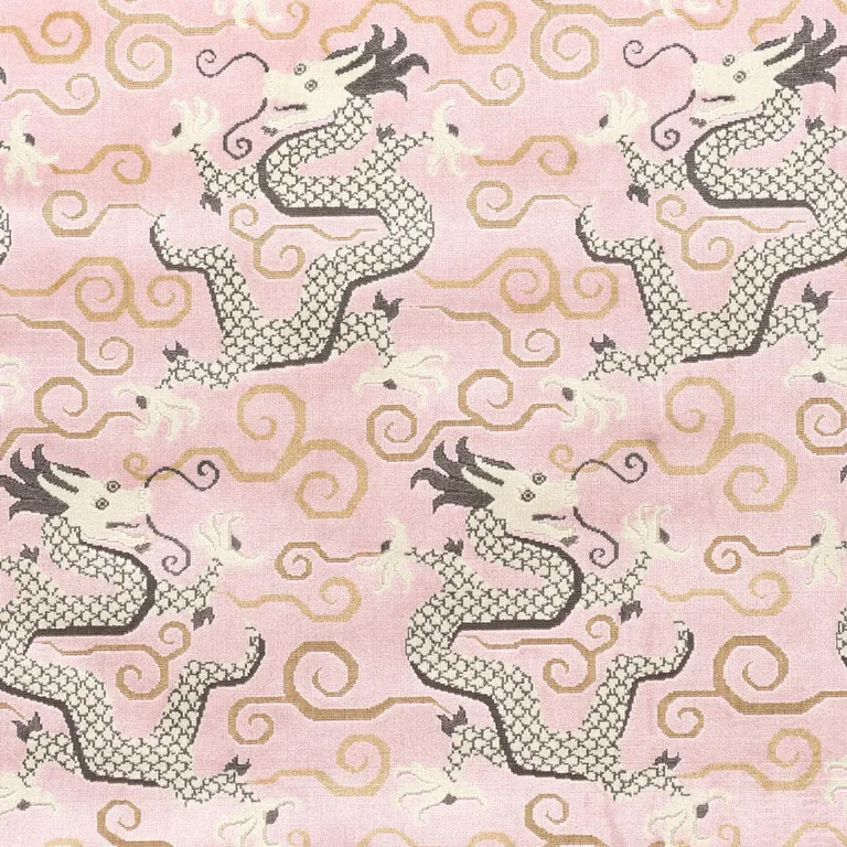 Schumacher 73978 Bixi Velvet Rose Quartz fabric swatch