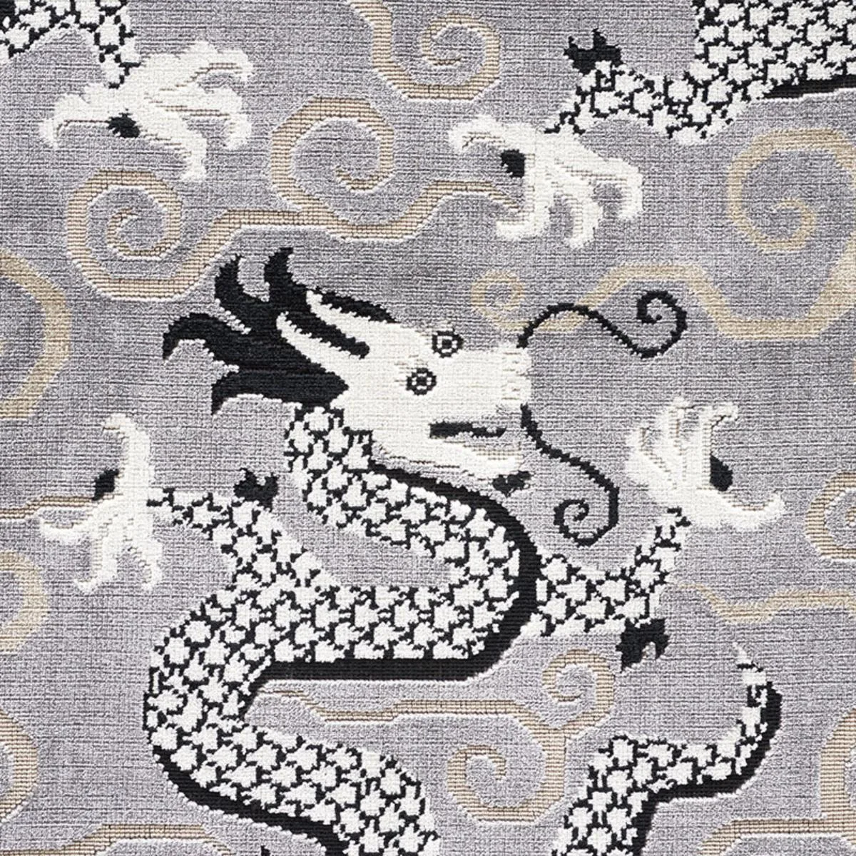 Schumacher 73972 Bixi Velvet Silver fabric swatch