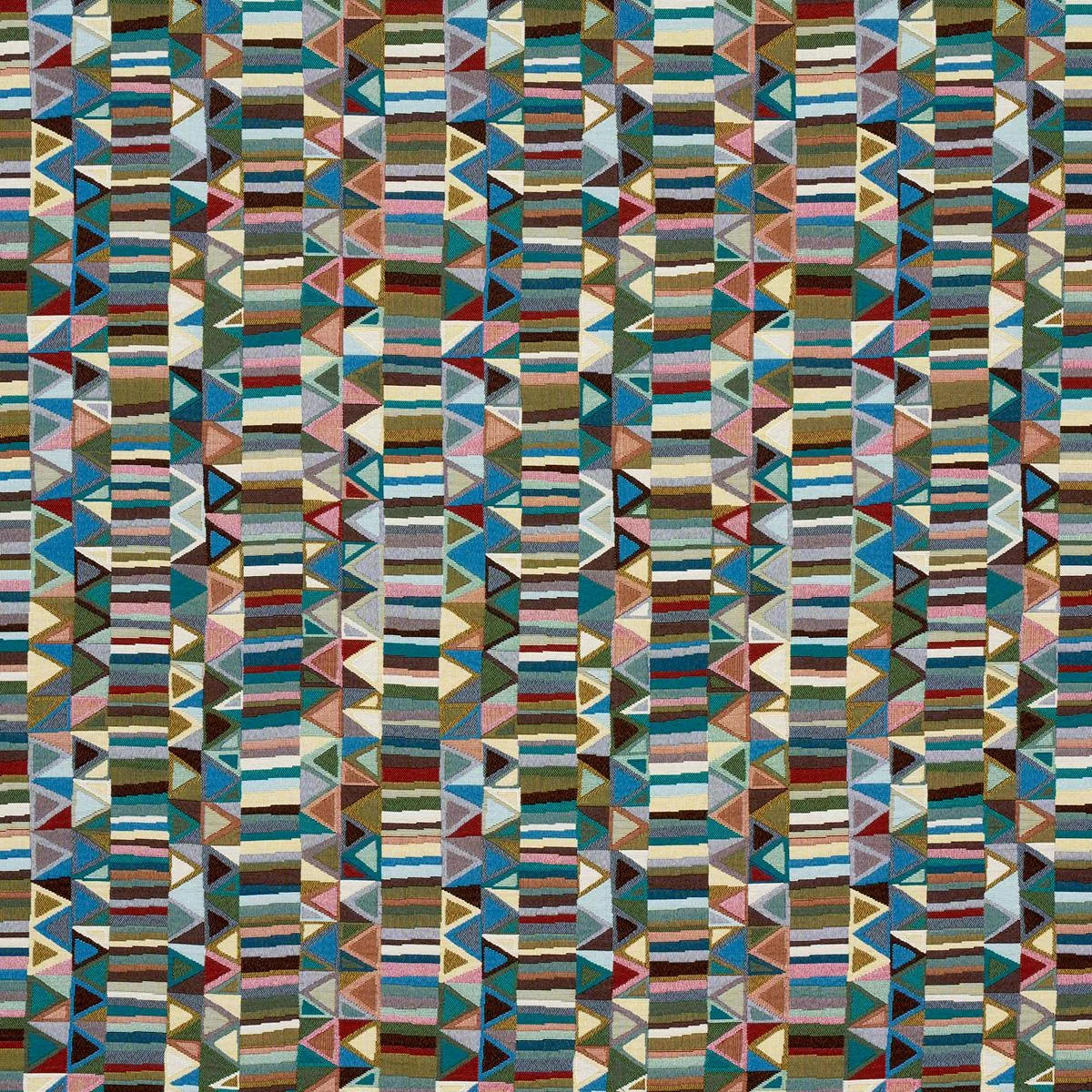 Schumacher 82020 Bizantino Quilted Weave Peacock fabric swatch