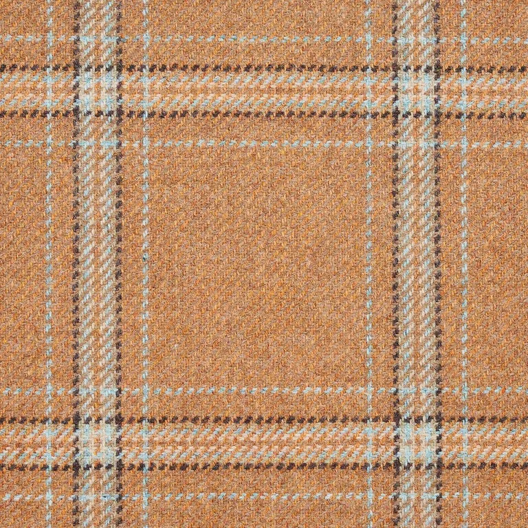 Schumacher 82341 Blackburn Merino Plaid Camel fabric swatch