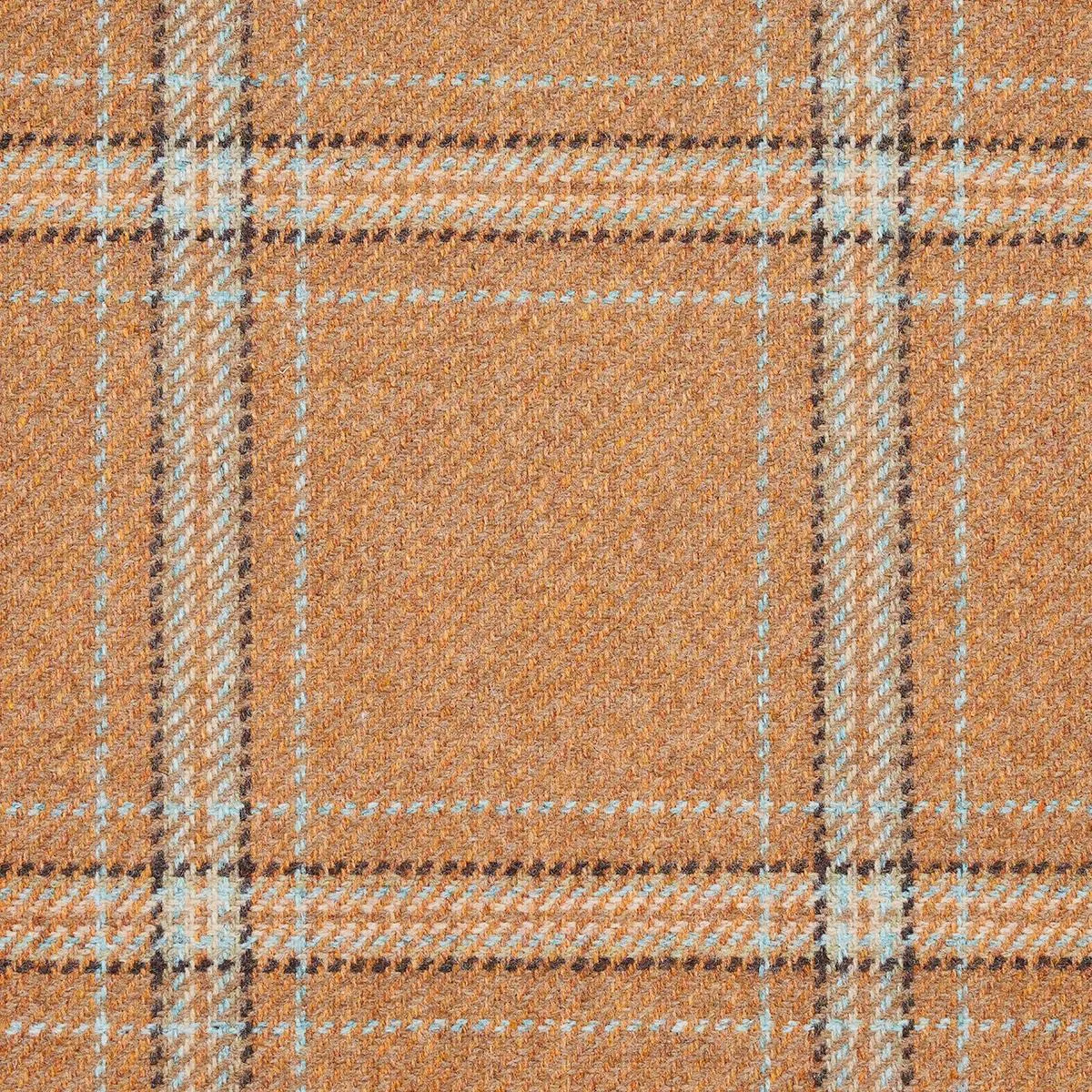 Schumacher 82341 Blackburn Merino Plaid Camel fabric swatch