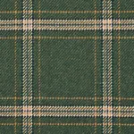 Schumacher 82343 Blackburn Merino Plaid Green fabric swatch
