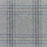 Schumacher 82342 Blackburn Merino Plaid Grey fabric swatch