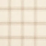 Schumacher 82340 Blackburn Merino Plaid Ivory fabric swatch