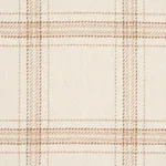 Schumacher 82340 Blackburn Merino Plaid Ivory fabric swatch
