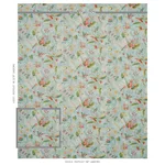 Schumacher 180091 Blackwell Linen Sky fabric swatch