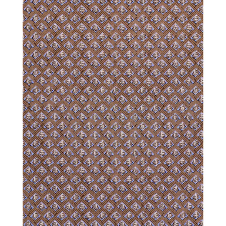 Schumacher 81601 Blair Silk éPinglé Charlton Brown fabric swatch