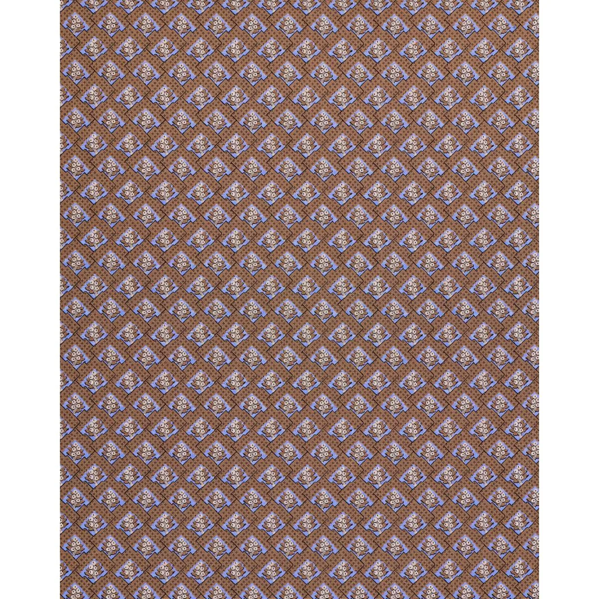 Schumacher 81601 Blair Silk éPinglé Charlton Brown fabric swatch