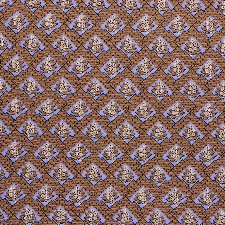 Schumacher 81601 Blair Silk éPinglé Charlton Brown fabric swatch