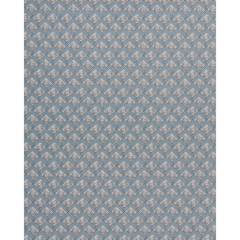 Schumacher 81602 Blair Silk éPinglé Worcester Blue fabric swatch