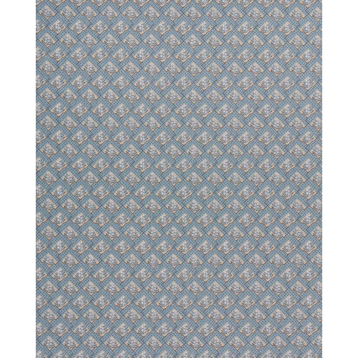 Schumacher 81602 Blair Silk éPinglé Worcester Blue fabric swatch