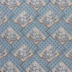 Schumacher 81602 Blair Silk éPinglé Worcester Blue fabric swatch