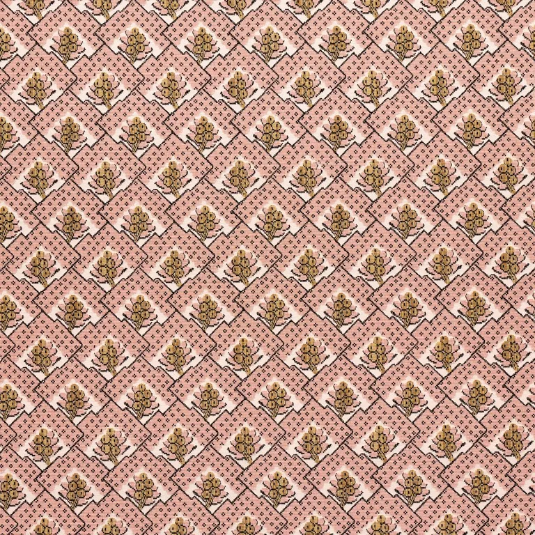 Schumacher 81600 Blair Silk éPinglé Wythe Rose fabric swatch