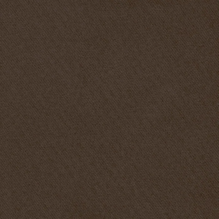 Schumacher 69577 Blake Polished Cotton Dark Chocolate fabric swatch