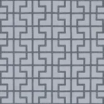 Schumacher 174040 Bleecker Twilight fabric swatch