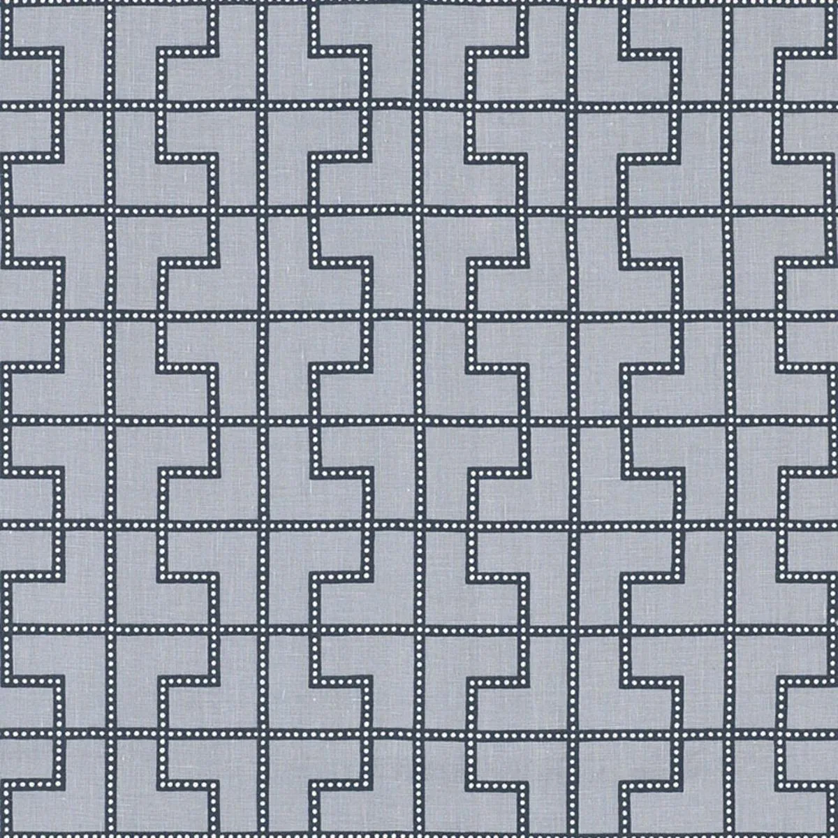 Schumacher 174040 Bleecker Twilight fabric swatch
