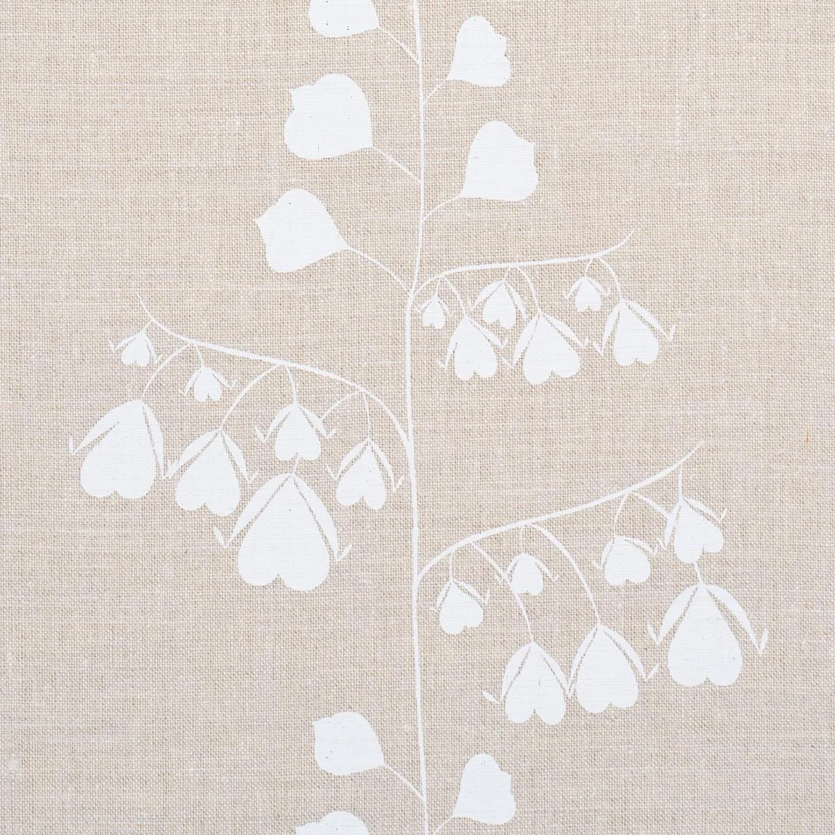 Schumacher 181962 Bleeding Hearts Neutral fabric swatch