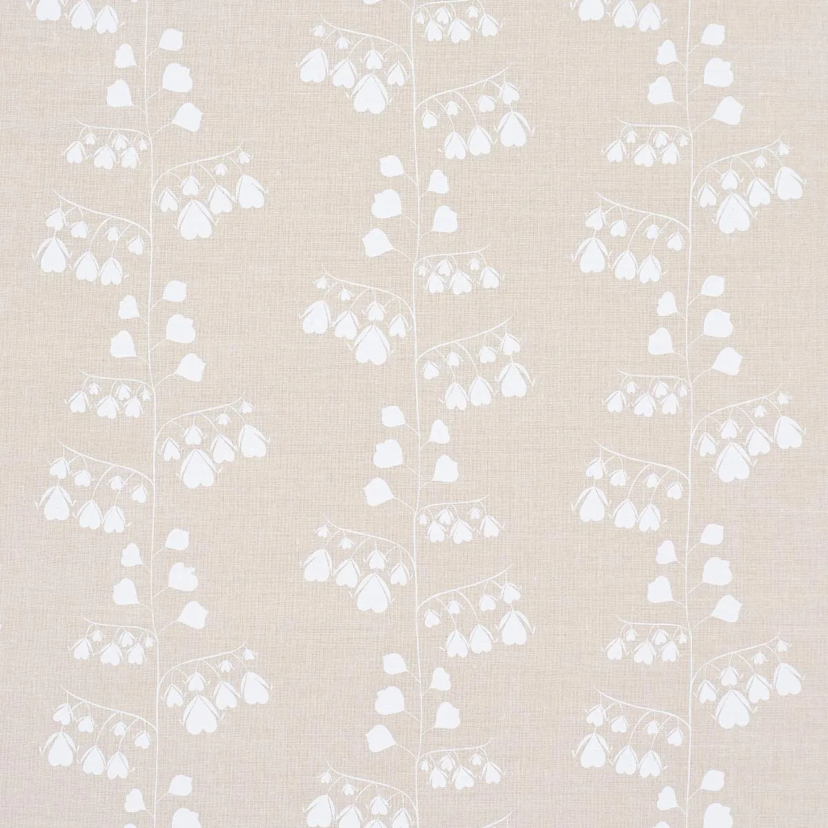 Schumacher 181962 Bleeding Hearts Neutral fabric swatch