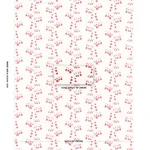 Schumacher 181960 Bleeding Hearts Red fabric swatch