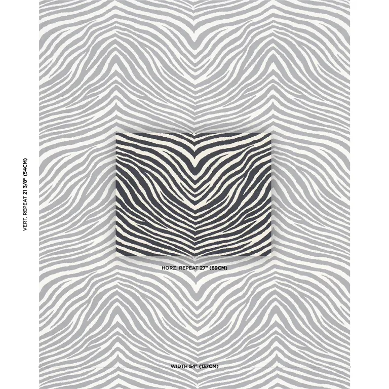 Schumacher 182440 Blixen Velvet Graphite fabric swatch