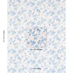 Schumacher 182941 Blomslinga Blue And White fabric swatch