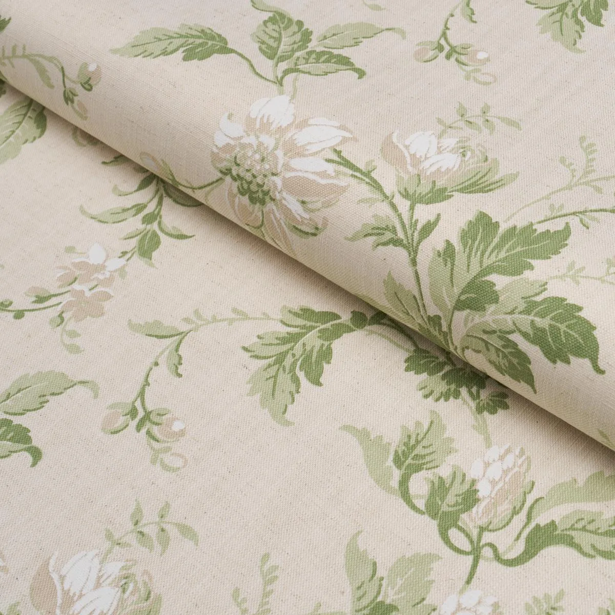Schumacher 182940 Blomslinga Leaf fabric swatch