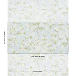 Schumacher 177413 Blooming Branch Sky fabric swatch