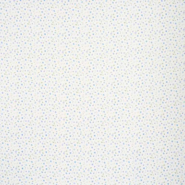 Schumacher 180431 Bloomwind Performance Linen Blue fabric swatch