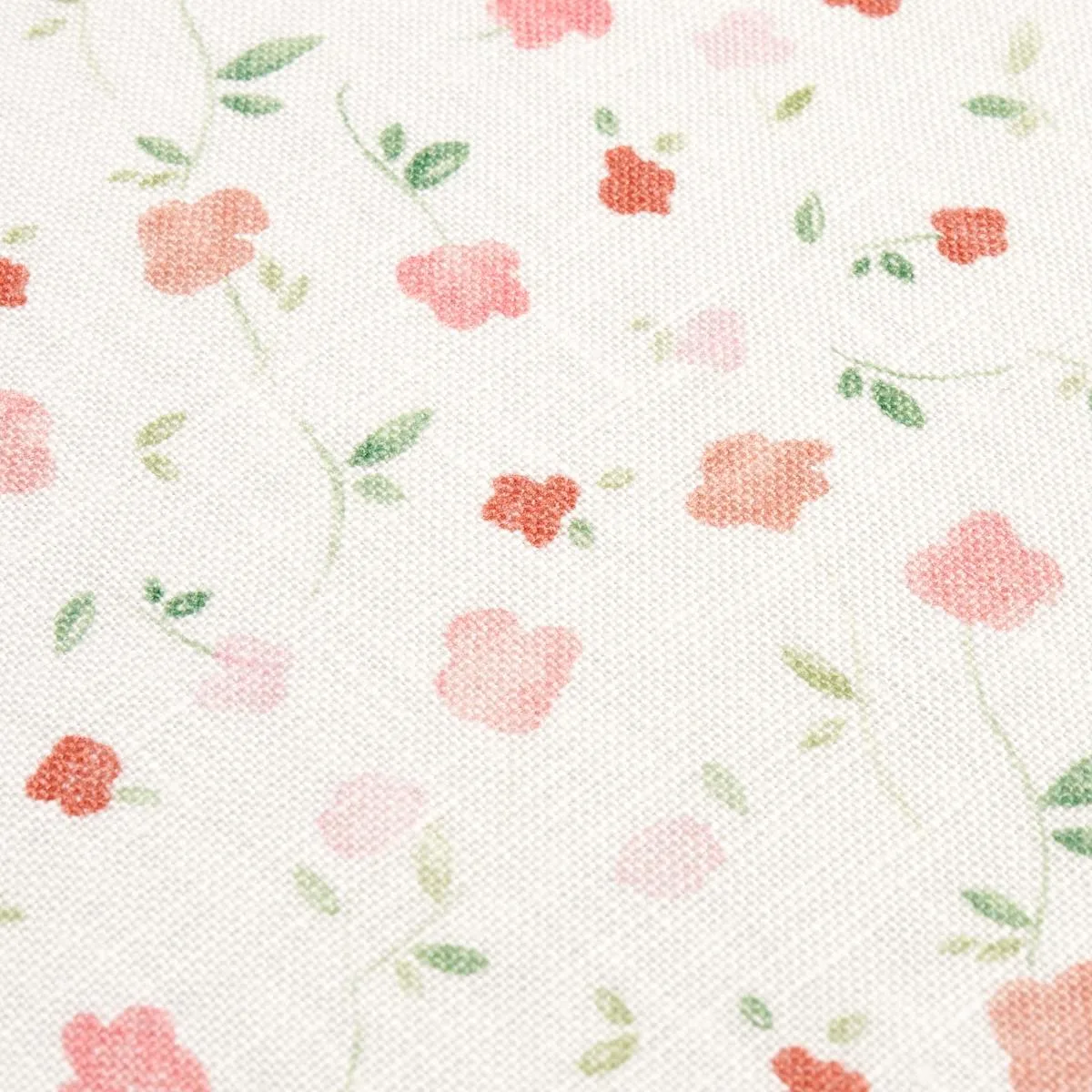 Schumacher 180430 Bloomwind Performance Linen Pink fabric swatch