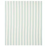 Schumacher 79053 Blumont Stripe Indoor/Outdoor Aqua fabric swatch