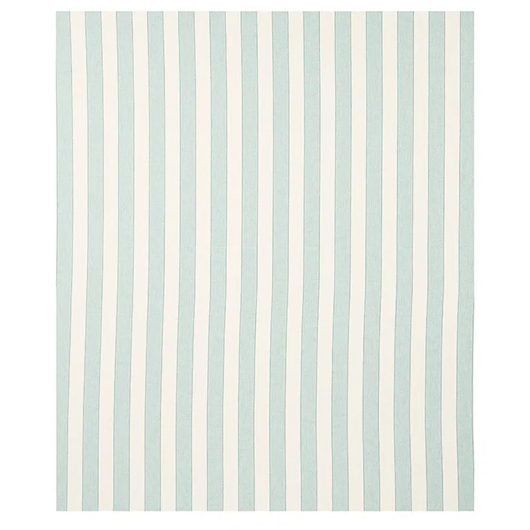 Schumacher 79053 Blumont Stripe Indoor/Outdoor Aqua fabric swatch