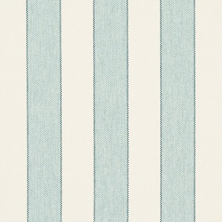 Schumacher 79053 Blumont Stripe Indoor/Outdoor Aqua fabric swatch