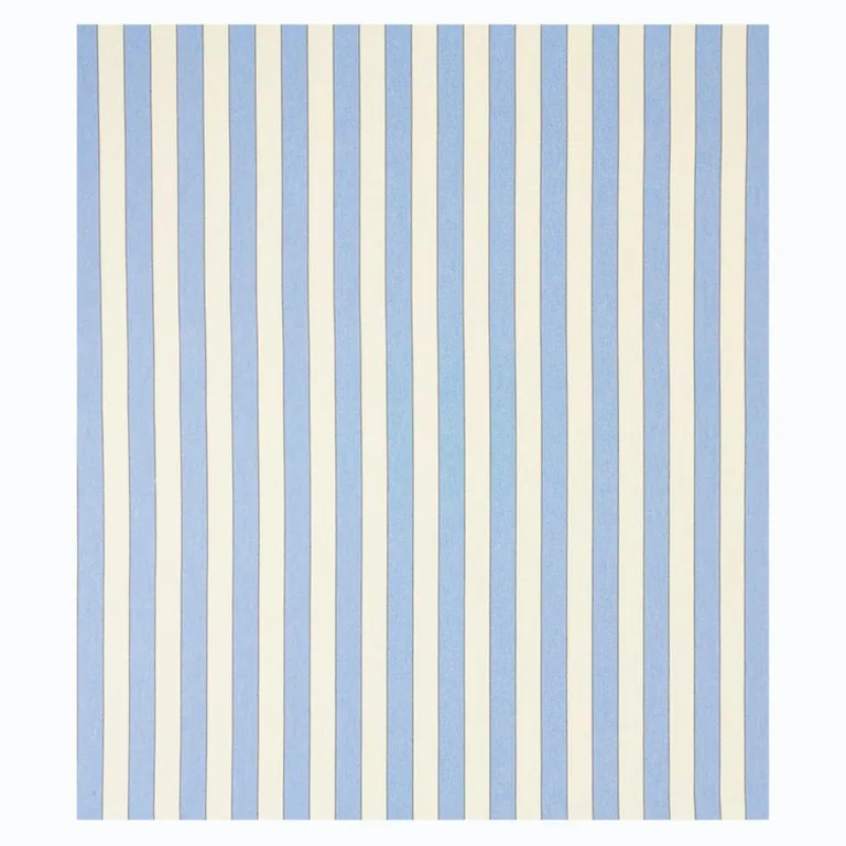 Schumacher 79050 Blumont Stripe Indoor/Outdoor Blue fabric swatch