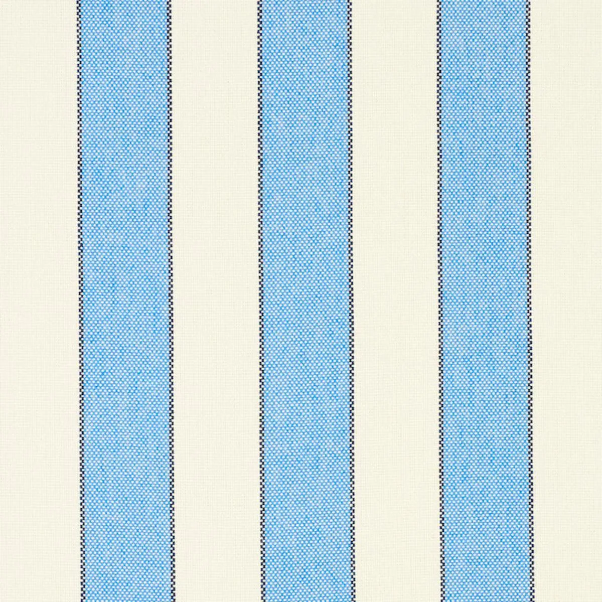 Schumacher 79050 Blumont Stripe Indoor/Outdoor Blue fabric swatch