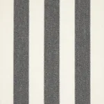 Schumacher 79054 Blumont Stripe Indoor/Outdoor Charcoal fabric swatch