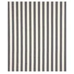 Schumacher 79054 Blumont Stripe Indoor/Outdoor Charcoal fabric swatch
