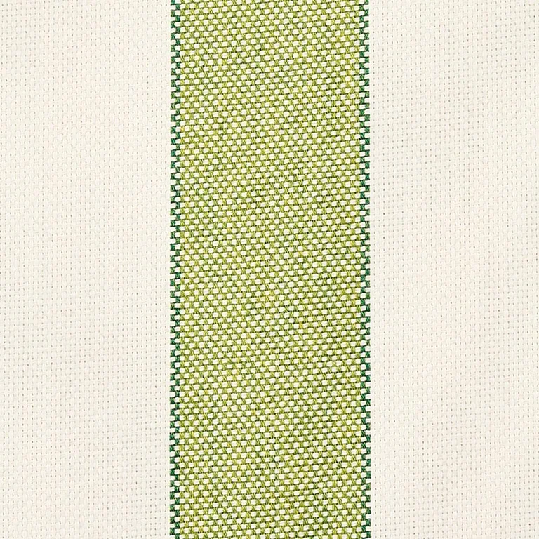 Schumacher 79055 Blumont Stripe Indoor/Outdoor Green fabric swatch