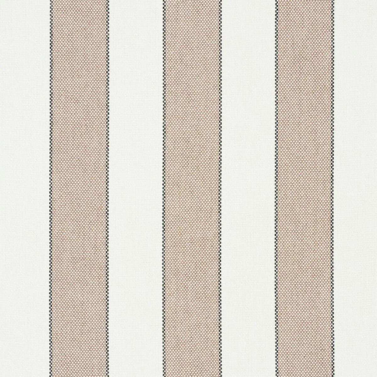 Schumacher 79051 Blumont Stripe Indoor/Outdoor Stone fabric swatch
