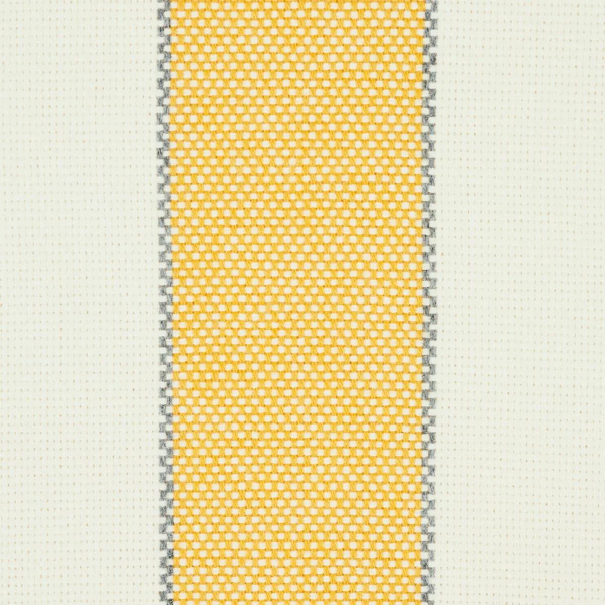Schumacher 79052 Blumont Stripe Indoor/Outdoor Yellow fabric swatch