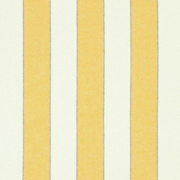 Schumacher 79052 Blumont Stripe Indoor/Outdoor Yellow fabric swatch