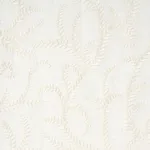 Schumacher 67760 Boboli Embroidered Sheer Ivory fabric swatch