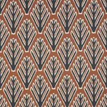 Schumacher 178562 Bodhi Tree Brown & Black fabric swatch