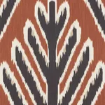 Schumacher 178562 Bodhi Tree Brown & Black fabric swatch